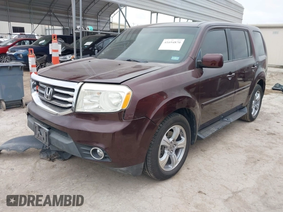 2012 Honda Pilot EX-L with VIN 5FNYF3H56CB018706, listed as a IAAI auction lot 41694870 with 243,284 mi miles. Bid and sale history available at carsss.com. Image 18.