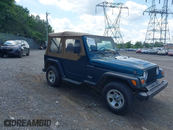 1997 Jeep Wrangler SE with VIN 1J4FY29P2VP446769, listed as a IAAI auction lot 42782194 with 98,352 mi miles and . Bid and sale history available at DreamBid. Image 1.