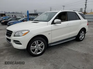 2012 Mercedes-Benz M 350 with VIN 4JGDA2EB0CA096761, listed as a Copart auction lot 53395285 with 179,955 mi miles and Clean Title. Bid and sale history available at DreamBid. Image 1.