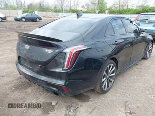 2023 Cadillac CT4-V Blackwing with VIN 1G6DL5RP9P0410802, listed as a IAAI auction lot 42038982 with 21,257 mi miles and . Bid and sale history available at DreamBid. Image 4.