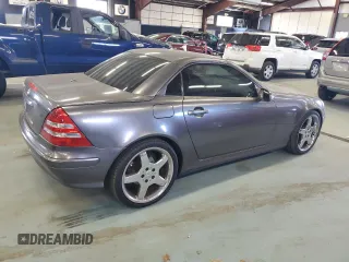 2003 Mercedes-Benz SLK 320 with VIN WDBKK65F83F280656, listed as a Copart auction lot 79158954 with 99,413 mi miles and Salvage title. Bid and sale history available at DreamBid. Image 3.
