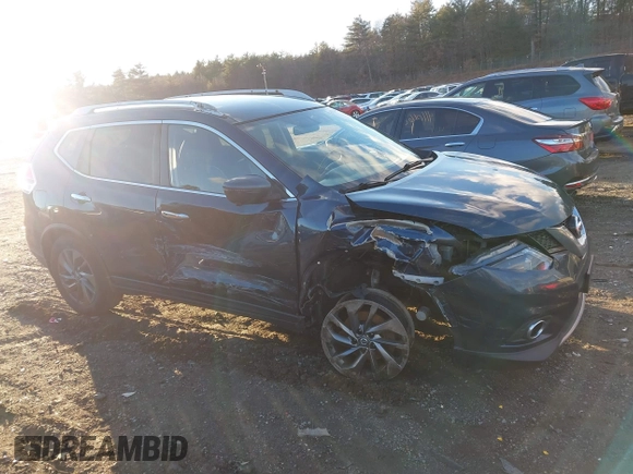 2016 Nissan Rogue SV with VIN KNMAT2MV6GP734169, listed as a IAAI auction lot 41112001 with 243,883 mi miles. Bid and sale history available at carsss.com. Image 14.