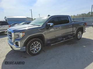 2021 GMC Sierra 1500 SLT z VIN 3GTU9DED9MG320686, wystawiony jako Copart lot #49736405 z przebiegiem 28 082 mil mil oraz Tytuł czysty. Historia ofert i sprzedaży dostępna na DreamBid. Obrazek 1.