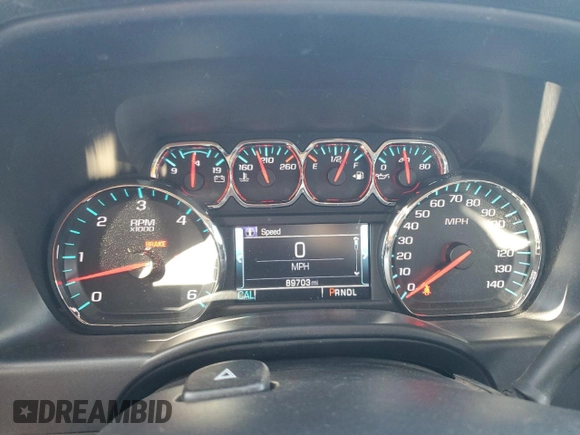 2017 Chevrolet Silverado 1500 LT with VIN 1GCRCREC1HZ130396, listed as a Copart auction lot 45910195 with 89,703 mi miles and Salvage Title. Bid and sale history available at DreamBid. Image 9.