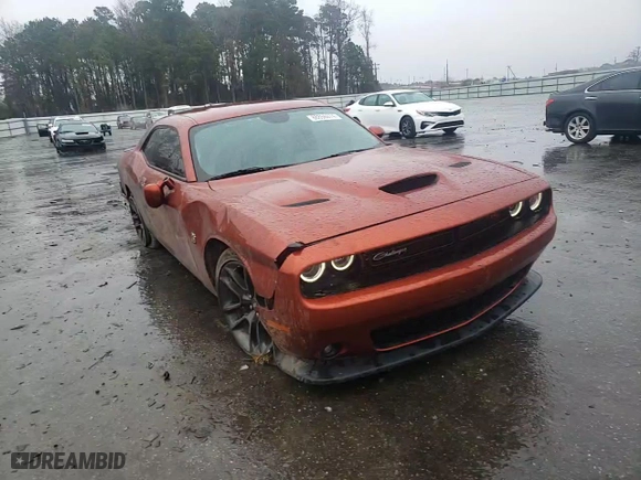 2020 Dodge Challenger R/T Scat Pack with VIN 2C3CDZFJXLH243454, listed as a Copart auction lot 86858074 with 28,181 mi miles and Salvage Title. Bid and sale history available at carsss.com. Image 11.