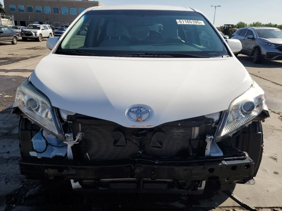 2015 Toyota Sienna LE with VIN 5TDJK3DC2FS126466, listed as a Copart auction lot 61165105 with 56,634 mi miles and Salvage title. Bid and sale history available at DreamBid. Image 5.