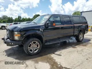 2008 Ford F-250 XL with VIN 1FTSW21R88ED30385, listed as a Copart auction lot 60608995 with 134,048 mi miles and Salvage title. Bid and sale history available at DreamBid. Image 1.