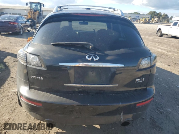 2008 Infiniti FX35 with VIN JNRAS08U08X105338, listed as a Copart auction lot 72247574 with 246,279 mi miles and Clean Title. Bid and sale history available at carsss.com. Image 6.