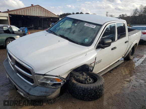 2015 Ram 1500 Tradesman with VIN 1C6RR6KM8FS614041, listed as a Copart auction lot 86892314 with 150,598 mi miles and Salvage title. Bid and sale history available at DreamBid. Image 1.