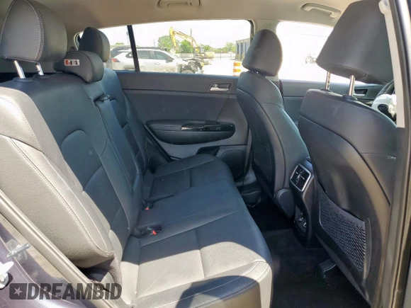 2019 Kia Sportage EX with VIN KNDPN3AC0K7601493, listed as a Copart auction lot 54046845 with 100,386 mi miles and Salvage title. Bid and sale history available at DreamBid. Image 11.