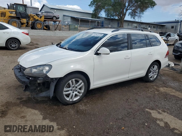 2012 Volkswagen Jetta TDI w/Sunroof with VIN 3VWPL7AJ2CM698003, listed as a Copart auction lot 62543725 with 109,748 mi miles and Salvage title. Bid and sale history available at DreamBid. Image 1.