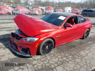 2015 BMW M4 with VIN WBS3R9C54FK329689, listed as a IAAI auction lot 41776061 with Not Provided miles. Bid and sale history available at carsss.com. Image 2.