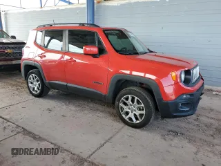 2018 Jeep Renegade Altitude with VIN ZACCJBBB9JPH96697, listed as a Copart auction lot 51349565 with 61,378 mi miles and Salvage title. Bid and sale history available at DreamBid. Image 4.
