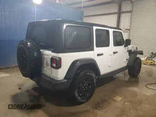 2020 Jeep Wrangler Unlimited Willys with VIN 1C4HJXDN2LW170053, listed as a Copart auction lot 50265365 with 76,682 mi miles and Clean title. Bid and sale history available at DreamBid. Image 3.