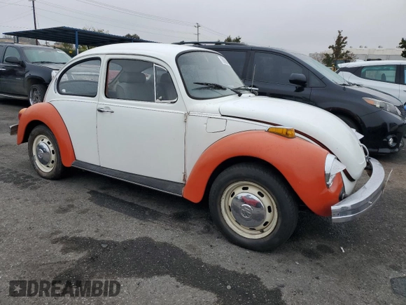 1974 Volkswagen Beetle with VIN 1342201436, listed as a Copart auction lot 78699494 with 56,448 mi miles and Clean Title. Bid and sale history available at DreamBid. Image 4.