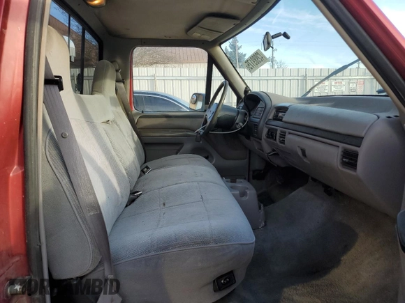 1996 Ford F-150 with VIN 1FTEF14N0TLB06564, listed as a Copart auction lot 42989175 with 185,893 mi miles and Salvage title. Bid and sale history available at DreamBid. Image 11.