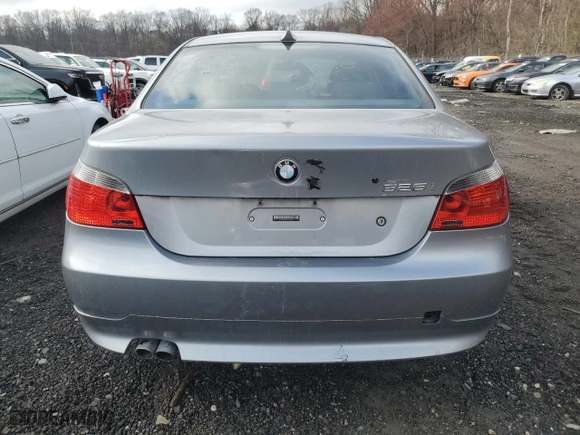 2006 BMW 5 Series 525i with VIN WBANE53506CK87601, listed as a Copart auction lot 49965825 with 0 mi miles and Salvage Title. Bid and sale history available at carsss.com. Image 6.