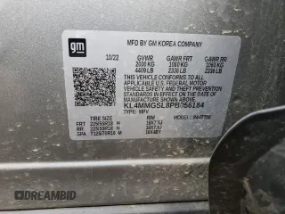 2023 Buick Encore GX Essence with VIN KL4MMGSL8PB056184, listed as a Copart auction lot 71814824 with 23,948 mi miles and Salvage title. Bid and sale history available at DreamBid. Image 15.