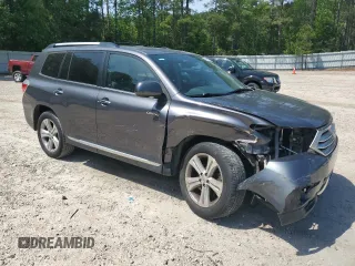2012 Toyota Highlander Limited with VIN 5TDDK3EH5CS157343, listed as a Copart auction lot 54946205 with 146,654 mi miles and Salvage title. Bid and sale history available at DreamBid. Image 4.