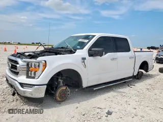 2021 Ford F-150 XL with VIN 1FTEW1C53MKD32347, listed as a Copart auction lot 59363075 with 111,827 mi miles and Salvage title. Bid and sale history available at DreamBid. Image 1.