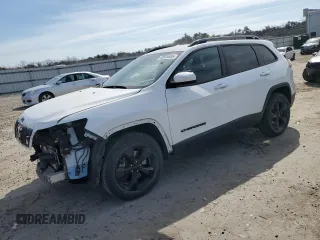 2019 Jeep Cherokee Latitude Plus with VIN 1C4PJMLB5KD294586, listed as a Copart auction lot 46509555 with 55,779 mi miles and Salvage title. Bid and sale history available at DreamBid. Image 1.