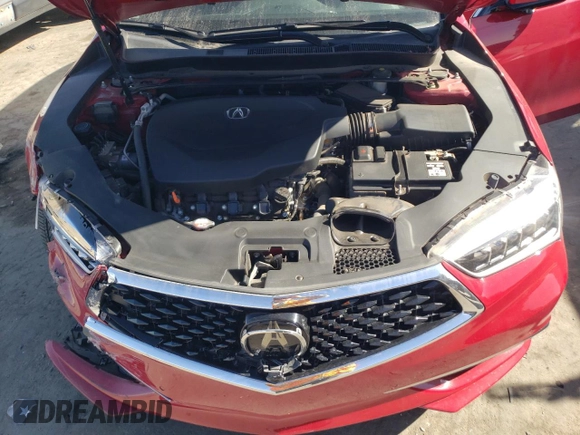 2018 Acura TLX Advance with VIN 19UUB2F79JA000376, listed as a Copart auction lot 43518515 with 30,926 mi miles and Salvage Title. Bid and sale history available at DreamBid. Image 11.