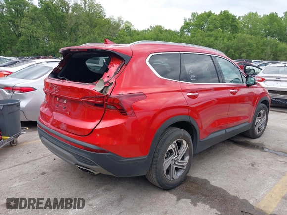 2023 Hyundai Santa Fe SEL with VIN 5NMS24AJ4PH539023, listed as a IAAI auction lot 42170777 with 73,876 mi miles and . Bid and sale history available at DreamBid. Image 4.