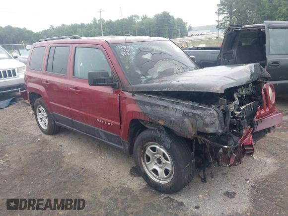 2014 Jeep Patriot Sport with VIN 1C4NJPBA2ED844817, listed as a IAAI auction lot 42315245 with Not provided miles and . Bid and sale history available at DreamBid. Image 1.