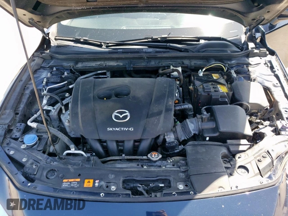 2021 Mazda 3 S with VIN JM1BPAAL4M1321140, listed as a Copart auction lot 52507325 with 53,514 mi miles and Salvage Title. Bid and sale history available at DreamBid. Image 11.