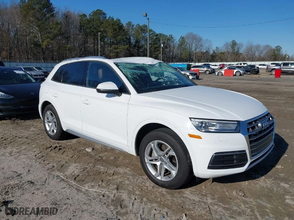 2018 Audi Q5 Premium with VIN WA1ANAFY4J2212232, listed as a IAAI auction lot 41416784 with 96,801 mi miles. Bid and sale history available at carsss.com. Image 1.