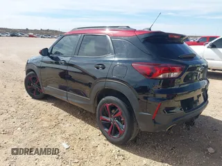 2021 Chevrolet TrailBlazer RS with VIN KL79MTSL7MB092543, listed as a IAAI auction lot 41753471 with 120,302 mi miles and . Bid and sale history available at DreamBid. Image 3.
