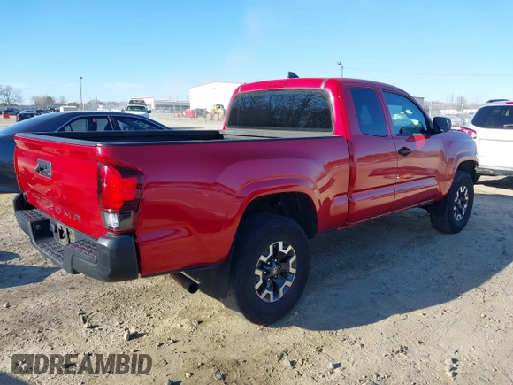 2018 Toyota Tacoma SR with VIN 5TFRX5GN9JX124598, listed as a IAAI auction lot 41666257 with 120,555 mi miles and . Bid and sale history available at DreamBid. Image 4.