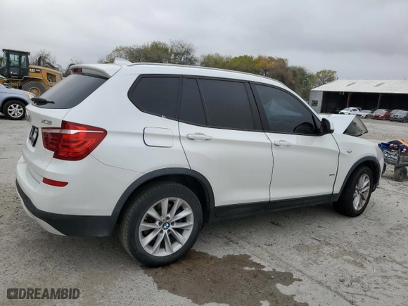 2017 BMW X3 sDrive28i with VIN 5UXWZ7C58H0V84903, listed as a Copart auction lot 41573025 with 112,204 mi miles and Salvage Title. Bid and sale history available at carsss.com. Image 3.