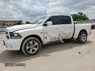 2017 Ram 1500 Sport with VIN 1C6RR6MT0HS570379, listed as a Copart auction lot 59468365 with 149,881 mi miles and Salvage title. Bid and sale history available at DreamBid. Image 1.