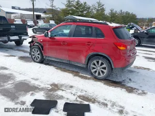 2013 Mitsubishi Outlander Sport LE with VIN 4A4AR5AU4DE025252, listed as a IAAI auction lot 41369262 with 93,020 mi miles. Bid and sale history available at carsss.com. Image 3.