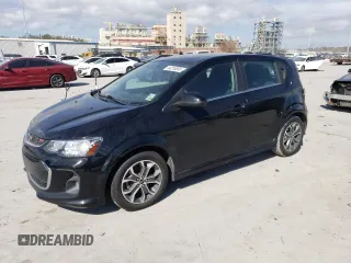2019 Chevrolet Sonic LT with VIN 1G1JD6SB0K4145151, listed as a Copart auction lot 44216855 with 67,243 mi miles and Salvage title. Bid and sale history available at DreamBid. Image 1.
