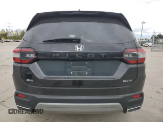 2023 Honda Pilot Elite with VIN 5FNYG1H84PB042259, listed as a Copart auction lot 75609714 with 71,025 mi miles and Salvage Title. Bid and sale history available at carsss.com. Image 6.