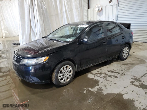 2010 Kia Forte EX with VIN KNAFU4A24A5812537, listed as a Copart auction lot 43752185 with 180,610 mi miles and Salvage Title. Bid and sale history available at carsss.com. Image 1.