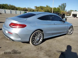 2017 Mercedes-Benz C 300 with VIN WDDWJ4JBXHF380204, listed as a Copart auction lot 48370265 with 106,863 mi miles and Clean Title. Bid and sale history available at carsss.com. Image 3.