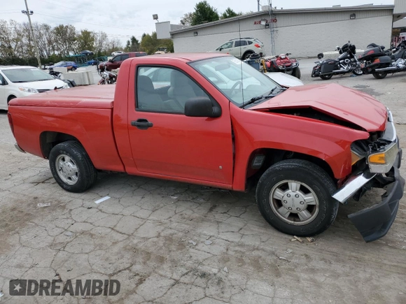2006 GMC Canyon Work Truck with VIN 1GTCS148368261582, listed as a Copart auction lot 75814864 with 132,582 mi miles and Salvage Title. Bid and sale history available at carsss.com. Image 4.