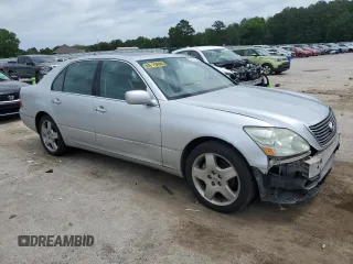 2005 Lexus LS 430 z VIN JTHBN36F555026755, wystawiony jako Copart lot #57506265 z przebiegiem 298 498 mil mil oraz Szkoda całkowita • Salvage title. Historia ofert i sprzedaży dostępna na DreamBid. Obrazek 4.
