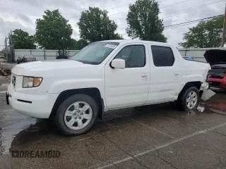 2007 Honda Ridgeline RTL z VIN 2HJYK16507H549107, wystawiony jako Copart lot #57473535 z przebiegiem Nie podano mil oraz Szkoda całkowita • Salvage title. Historia ofert i sprzedaży dostępna na DreamBid. Obrazek 1.