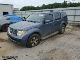 2005 Nissan Pathfinder LE with VIN 5N1AR18U95C706750, listed as a Copart auction lot 81186314 with 259,815 mi miles and Salvage Title. Bid and sale history available at carsss.com. Image 1.