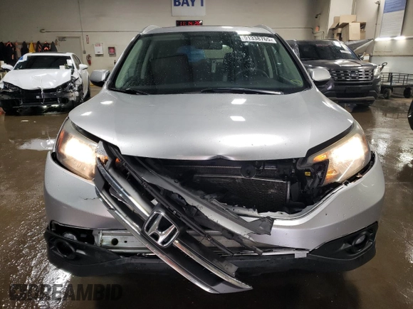 2014 Honda CR-V EX-L with VIN 2HKRM4H72EH641262, listed as a Copart auction lot 51338765 with 173,658 mi miles and Salvage Title. Bid and sale history available at carsss.com. Image 5.