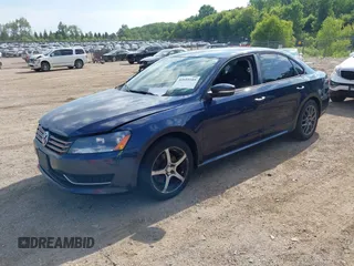 2013 Volkswagen Passat S with VIN 1VWAP7A36DC023057, listed as a IAAI auction lot 42655185 with 224,605 mi miles and . Bid and sale history available at DreamBid. Image 2.