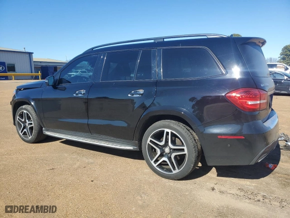 2017 Mercedes-Benz GLS with VIN 4JGDF7DE9HA781083, listed as a Copart auction lot 42383855 with 130,120 mi miles and Salvage Title. Bid and sale history available at carsss.com. Image 2.