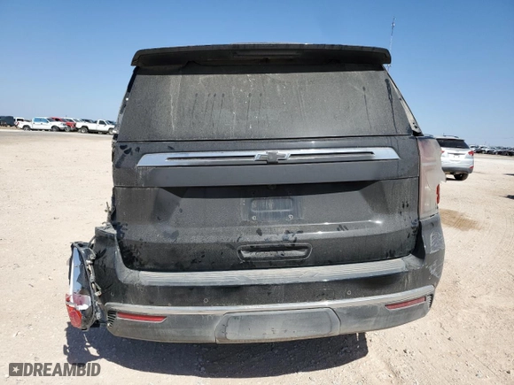 2023 Chevrolet Tahoe Commercial with VIN 1GNSCLED8PR341446, listed as a Copart auction lot 50974855 with 42,622 mi miles and Salvage Title. Bid and sale history available at carsss.com. Image 6.