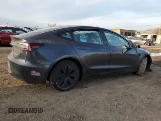 2024 Tesla Model 3 Long Range with VIN 5YJ3E1EB5RF753911, listed as a Copart auction lot 45477385 with 12,164 mi miles and Salvage Title. Bid and sale history available at DreamBid. Image 3.