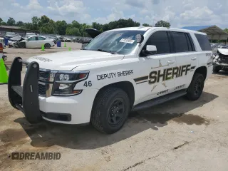 2018 Chevrolet Tahoe Commercial z VIN 1GNLCDEC4JR222091, wystawiony jako Copart lot #57030995 z przebiegiem 151 234 mil mil oraz Szkoda całkowita • Salvage title. Historia ofert i sprzedaży dostępna na DreamBid. Obrazek 1.