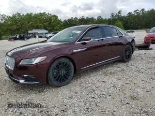 2017 Lincoln Continental Select with VIN 1LN6L9SK4H5605198, listed as a Copart auction lot 69104544 with 113,010 mi miles and Salvage Title. Bid and sale history available at carsss.com. Image 1.